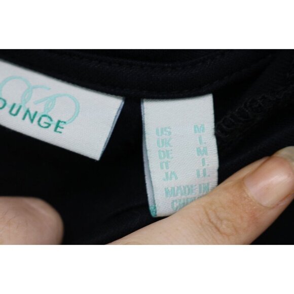 LOGO Lounge Hooded Long Sleeve Hi Lo Tunic-Size Medium-Pockets - Picture 7 of 13